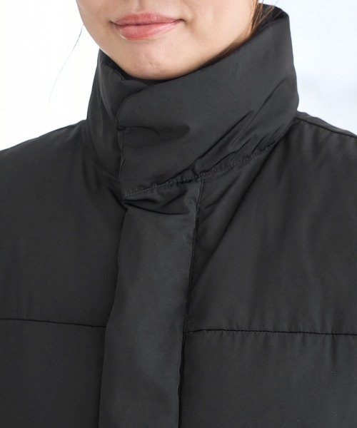 ROPE' PICNIC（ロペピクニック）の「撥水加工/中綿ベスト（ダウンベスト・レディース・ブラック/カーキ・38）」の3枚目の写真