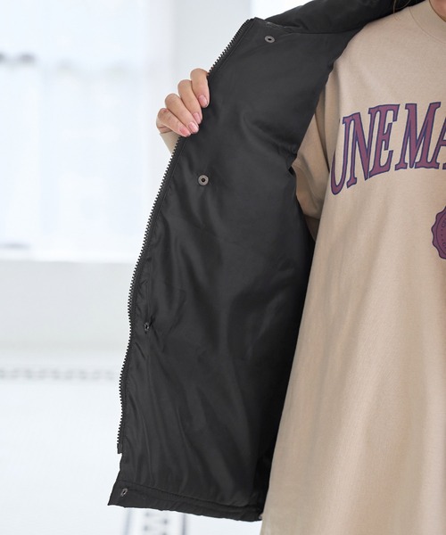 ROPE' PICNIC（ロペピクニック）の「撥水加工/中綿ベスト（ダウンベスト・レディース・ブラック/カーキ・38）」の9枚目の写真