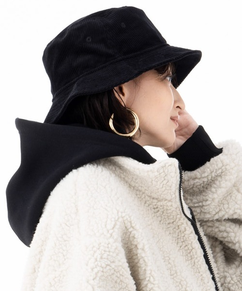 NEW ERA（ニューエラ）の「ニューエラ バケットハット 太畝デュロイ ONSPOTZ別注（ハット・メンズ・ブラック/キャメル/ネイビー/ブラウン・L/XL/M/L/S/M）」の18枚目の写真