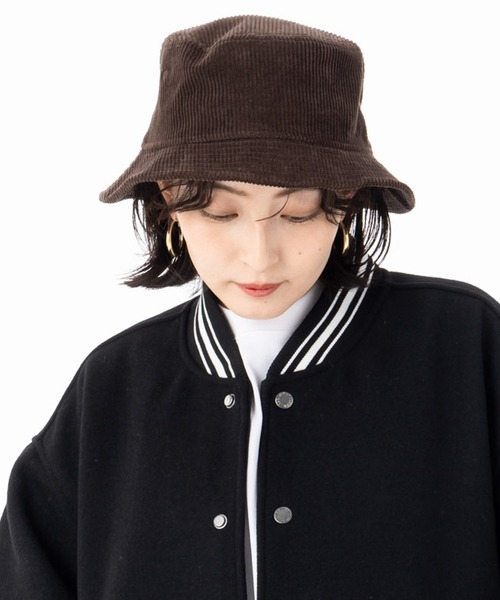 NEW ERA（ニューエラ）の「ニューエラ バケットハット 太畝デュロイ ONSPOTZ別注（ハット・メンズ・ブラック/キャメル/ネイビー/ブラウン・L/XL/M/L/S/M）」の22枚目の写真