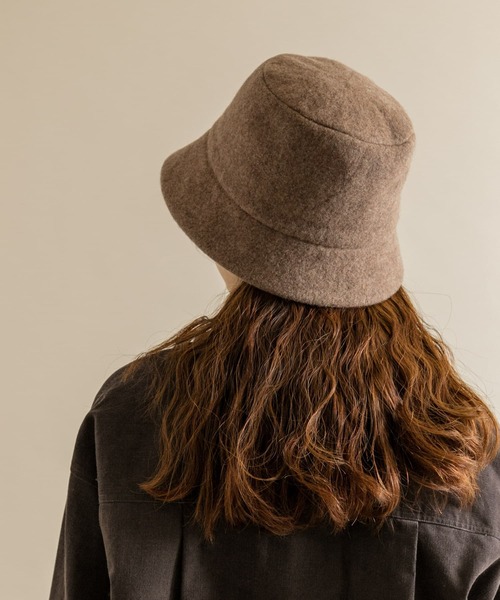 SMELLY（スメリー）の「ソフトウールバケットハット（ハット・レディース・ブラック/グレー/モカ・-）」の14枚目の写真