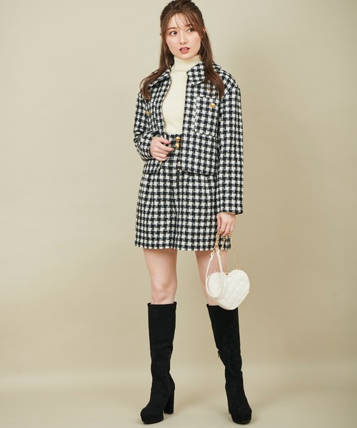 31 Sons de mode(トランテアン ソン ドゥ モード)の「ロービングチェックパンツ(その他パンツ・レディース・ブラック/グリーン/ブラウン・36/38)」の11枚目の写真