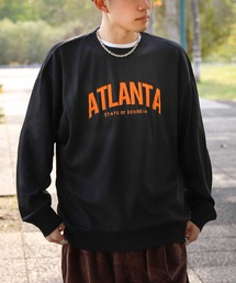 ZIP FIVE | ジャガードカレッジロゴ ニットセーター /ビッグシルエット【ユニセックス】(ニット/セーター)