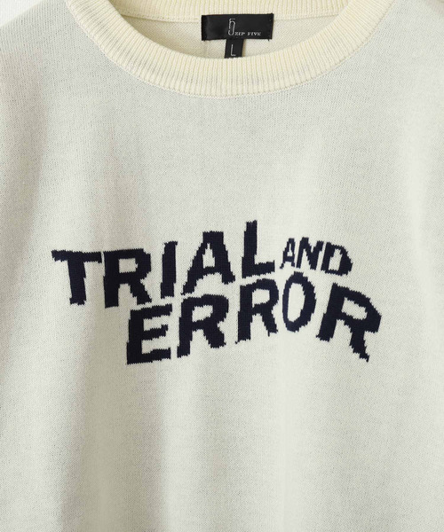 ZIP FIVE（ジップファイブ）の「【ZIP FIVE】ジャガードカレッジロゴ スウェットニット /ビッグシルエット（ニット/セーター・レディース・グリーン系/ネイビー/ブラック系/ブラック/アイボリー/ホワイト系/ネイビー系/ベージュ/グリーン/ベージュ系・X-LARGE/LARGE/MEDIUM）」の17枚目の写真