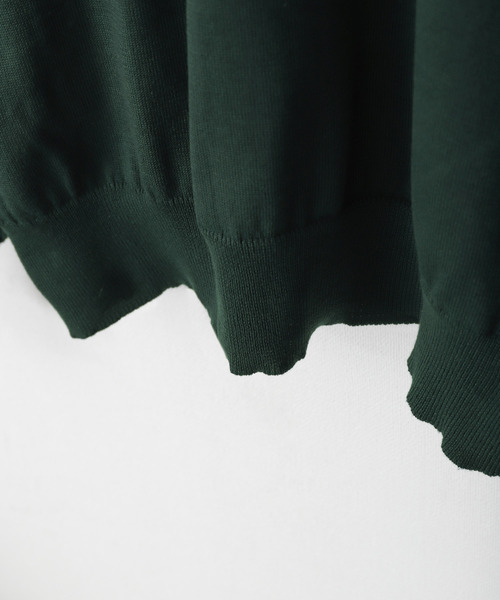 ZIP FIVE（ジップファイブ）の「【ZIP FIVE】ジャガードカレッジロゴ スウェットニット /ビッグシルエット（ニット/セーター・レディース・グリーン系/ネイビー/ブラック系/ブラック/アイボリー/ホワイト系/ネイビー系/ベージュ/グリーン/ベージュ系・X-LARGE/LARGE/MEDIUM）」の20枚目の写真