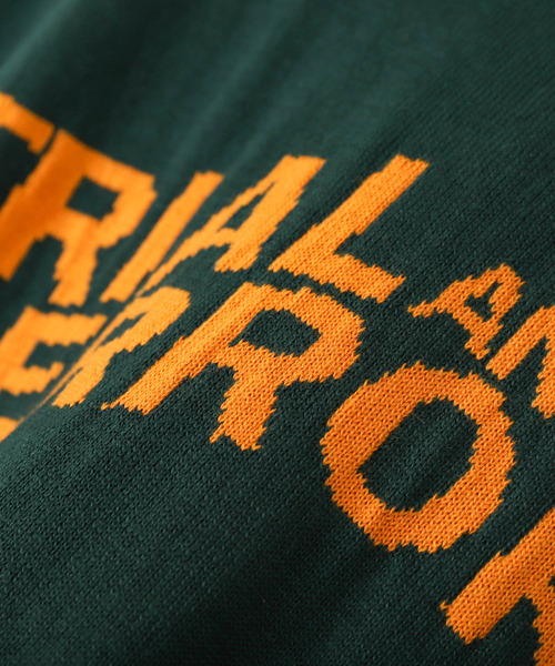 ZIP FIVE（ジップファイブ）の「【ZIP FIVE】ジャガードカレッジロゴ スウェットニット /ビッグシルエット（ニット/セーター・レディース・グリーン系/ネイビー/ブラック系/ブラック/アイボリー/ホワイト系/ネイビー系/ベージュ/グリーン/ベージュ系・X-LARGE/LARGE/MEDIUM）」の22枚目の写真