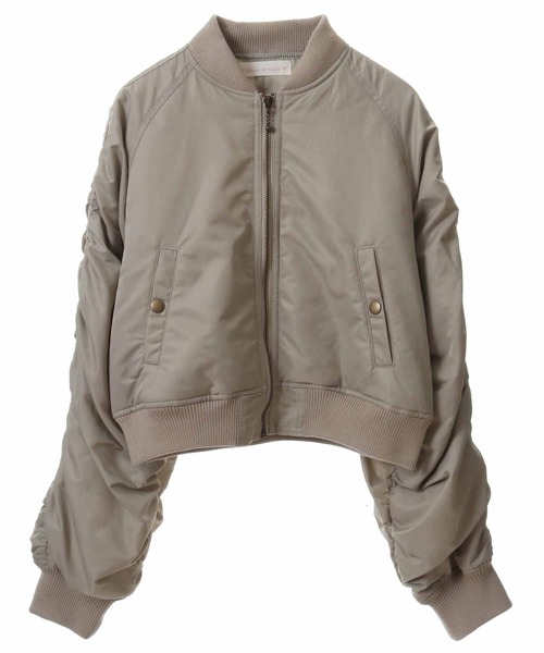 31 Sons de mode(トランテアン ソン ドゥ モード)の「MA-1ブルゾン(その他アウター・レディース・ピンク/ベージュ・36)」の1枚目の写真