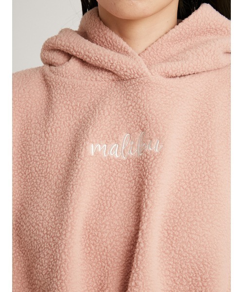 SNIDEL（スナイデル）の「【MALIBU SHIRTS】ボアショートフーディ 