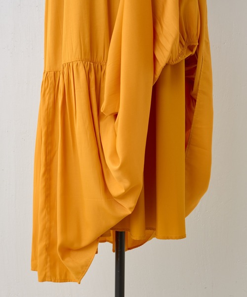 BEARDSLEY（ビアズリー）の「《FRIPIER/フリピエ》ギャザースカート：裏地付き（スカート・レディース・イエロー/ブラウン/ブラック・FREE）」の17枚目の写真