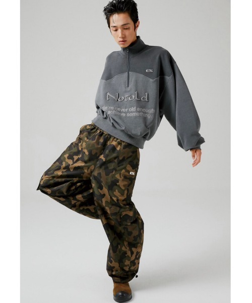ESC STUDIO(イーエスシースタジオ)の「【ESC STUDIO/イーエスシースタジオ】cargo pocket trainning pants / カーゴパンツ ジョガーパンツ(カーゴパンツ・メンズ・ブラック/カモフラージュ/ベージュ・ONE SIZE)」の3枚目の写真