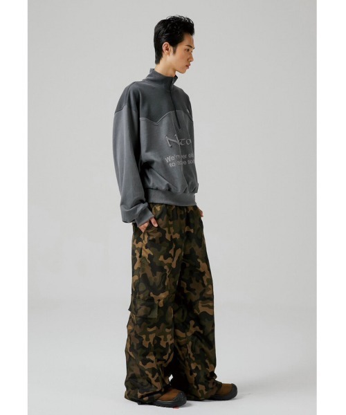 ESC STUDIO(イーエスシースタジオ)の「【ESC STUDIO/イーエスシースタジオ】cargo pocket trainning pants / カーゴパンツ ジョガーパンツ(カーゴパンツ・メンズ・ブラック/カモフラージュ/ベージュ・ONE SIZE)」の21枚目の写真