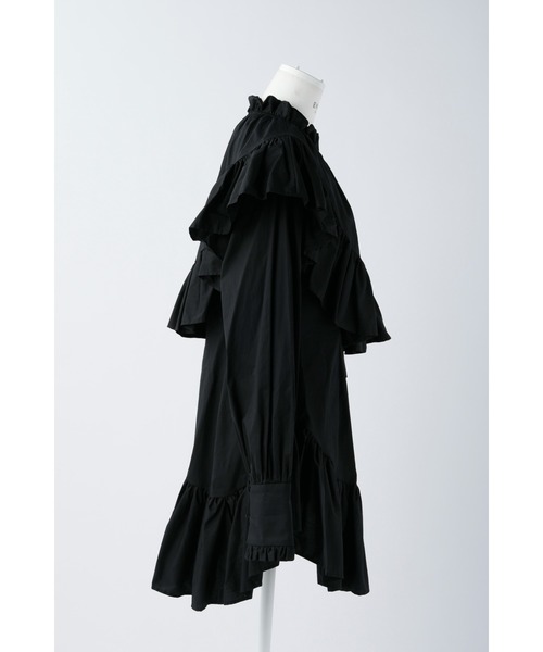 ENFOLD（エンフォルド）の「SOMELOS PRINCESS BLOUSE（シャツ/ブラウス・レディース・ブラック・38）」の2枚目の写真