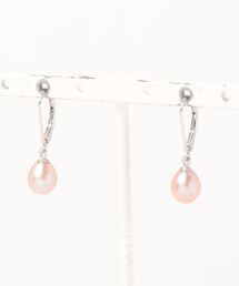 ★MUSES★オーバル淡水パールピアス  8～10mmパール