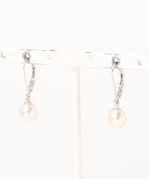 ★MUSES★オーバル淡水パールピアス 8~10mmパール