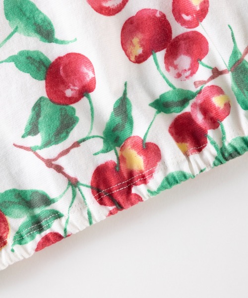 trois lapins kp（トロワラパンケーピー）の「チェリー総柄プリント 半袖Tシャツ(100～150)（Tシャツ/カットソー・キッズ・ワインレッド・100cm/110cm/120cm/130cm/140cm/150cm）」の8枚目の写真