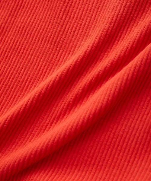 【洗える】【前後2WAY】テレコリブプルオーバー