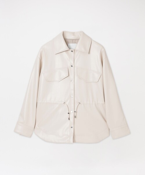 LOVELESS（ラブレス）の「フェイクレザーカバーオール（カバーオール・レディース・ライトベージュ・FREE）」の13枚目の写真