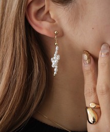 cheriella | 【cheriella】WEB限定ノットモチーフバロックパールピアス(ピアス（両耳用）)