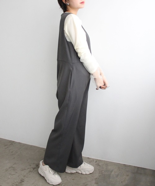 GeeRA(ジーラ)の「シアーレイヤード風カットソー(Tシャツ/カットソー・レディース・ブラック/アイボリー/サンドグレー・MEDIUM/LARGE)」の17枚目の写真