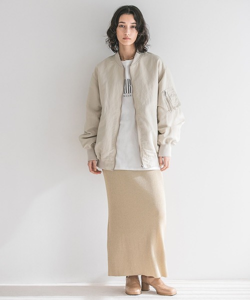 A part by(アパートバイ)の「ラメニットナロースカート(スカート・レディース・グレー系その他2/ブラック/ベージュ系その他・FREE)」の9枚目の写真