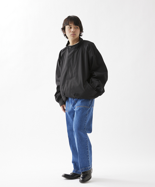 JOURNAL STANDARD relume（ジャーナルスタンダード　レリューム）の「CALIFORNIA フーデッド ショートモッズコートブルゾン（モッズコート・メンズ・ブラック/サックスブルー/アイボリー・MEDIUM/LARGE）」の9枚目の写真