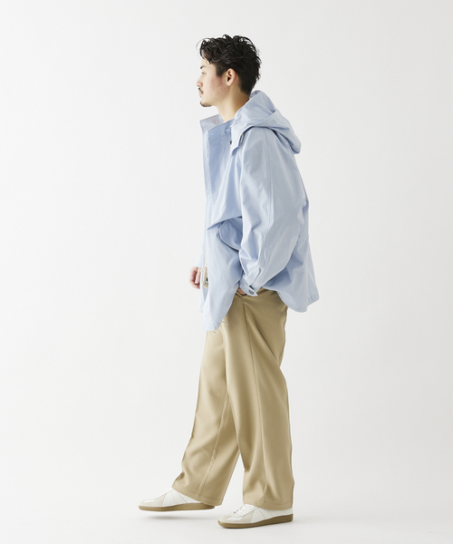 JOURNAL STANDARD relume（ジャーナルスタンダード　レリューム）の「CALIFORNIA フーデッド ショートモッズコートブルゾン（モッズコート・メンズ・ブラック/サックスブルー/アイボリー・MEDIUM/LARGE）」の22枚目の写真