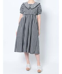 merry jenny | flowerギンガムワンピース(ワンピース)