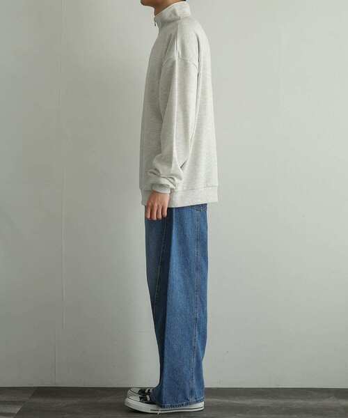 SENSE OF PLACE by URBAN RESEARCH（センスオブプレイスバイアーバンリサーチ）の「デニムパネルワイドパンツ（デニムパンツ・メンズ・アイボリー/ライトインディゴブルー/ブラック・MEDIUM/LARGE）」の20枚目の写真