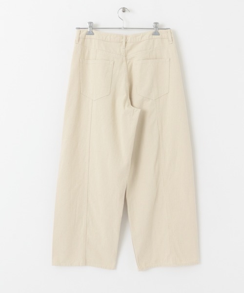 SENSE OF PLACE by URBAN RESEARCH（センスオブプレイスバイアーバンリサーチ）の「デニムパネルワイドパンツ（デニムパンツ・メンズ・アイボリー/ライトインディゴブルー/ブラック・MEDIUM/LARGE）」の15枚目の写真