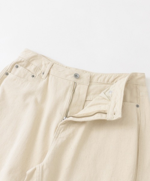 SENSE OF PLACE by URBAN RESEARCH（センスオブプレイスバイアーバンリサーチ）の「デニムパネルワイドパンツ（デニムパンツ・メンズ・アイボリー/ライトインディゴブルー/ブラック・MEDIUM/LARGE）」の16枚目の写真