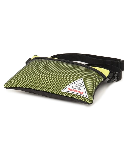 SHOO・LA・RUE（シューラルー）の「◆配色サコッシュ（ショルダーバッグ・キッズ・黄緑系/ライトパープル・00）」の7枚目の写真