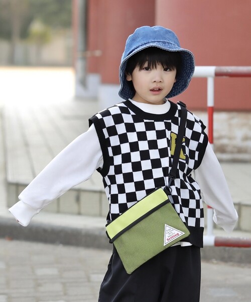 SHOO・LA・RUE（シューラルー）の「◆配色サコッシュ（ショルダーバッグ・キッズ・黄緑系/ライトパープル・00）」の13枚目の写真