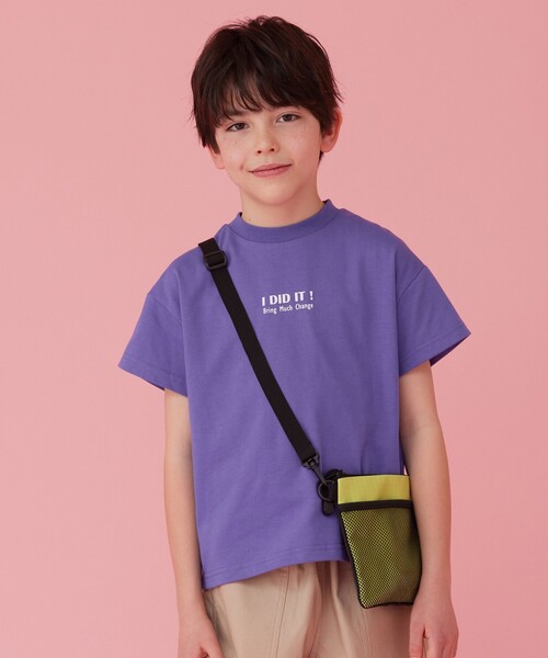 SHOO・LA・RUE（シューラルー）の「◆配色サコッシュ（ショルダーバッグ・キッズ・黄緑系/ライトパープル・00）」の14枚目の写真