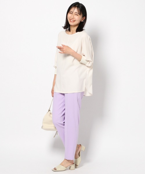 BARNYARDSTORM（バンヤードストーム）の「BARNYARDSTORM /【WEB限定サイズL】ツイルテーパードパンツ（その他パンツ・レディース・ラベンダー/ブルー/ブラック・1/2/0/00）」の9枚目の写真