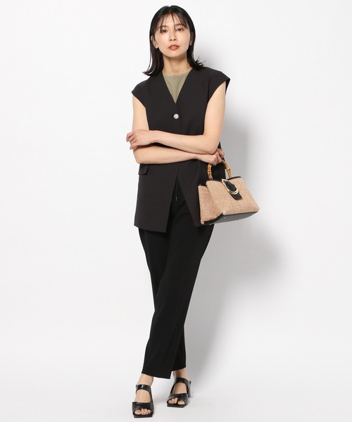 BARNYARDSTORM（バンヤードストーム）の「BARNYARDSTORM /【WEB限定サイズL】ツイルテーパードパンツ（その他パンツ・レディース・ラベンダー/ブルー/ブラック・1/2/0/00）」の11枚目の写真