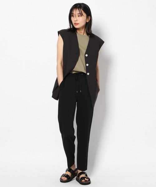 BARNYARDSTORM（バンヤードストーム）の「BARNYARDSTORM /【WEB限定サイズL】ツイルテーパードパンツ（その他パンツ・レディース・ラベンダー/ブルー/ブラック・1/2/0/00）」の12枚目の写真