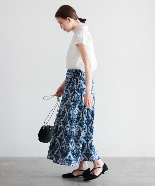 NOMBRE IMPAIR(ノンブルアンペール)の「インドネシア刺繍 フレンチブラウス(シャツ/ブラウス・レディース・ブラック/ホワイト・FREE)」の4枚目の写真