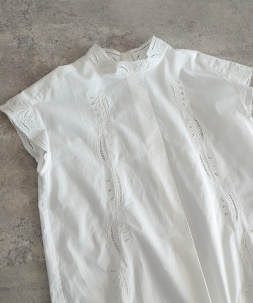 NOMBRE IMPAIR(ノンブルアンペール)の「インドネシア刺繍 フレンチブラウス(シャツ/ブラウス・レディース・ブラック/ホワイト・FREE)」の16枚目の写真