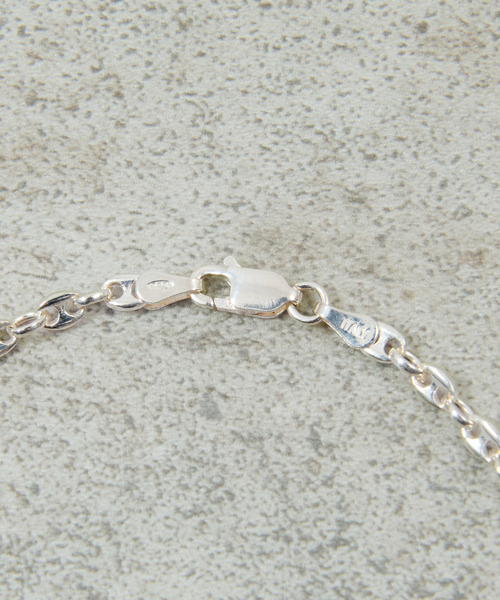 And A(アンドエー)の「And A アンドエー / Link chain necklace パフュードマリーナチェーンネックレス チョーカー(シルバ-925)(ネックレス・メンズ・シルバー・60cm/40cm/50cm)」の8枚目の写真