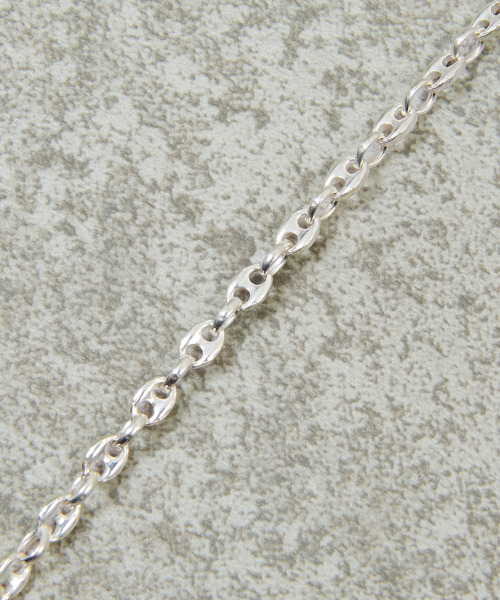 And A(アンドエー)の「And A アンドエー / Link chain necklace パフュードマリーナチェーンネックレス チョーカー(シルバ-925)(ネックレス・メンズ・シルバー・60cm/40cm/50cm)」の9枚目の写真