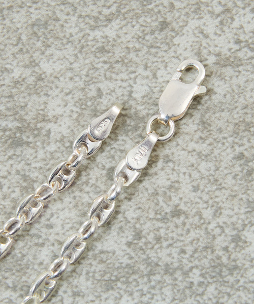 And A(アンドエー)の「And A アンドエー / Link chain necklace パフュードマリーナチェーンネックレス チョーカー(シルバ-925)(ネックレス・メンズ・シルバー・60cm/40cm/50cm)」の10枚目の写真