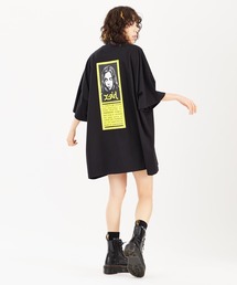 X-girl | WORDS FACE S/S BIG TEE DRESS(ワンピース)