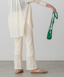 hunch | 無地 レース フレアパンツ(その他パンツ)