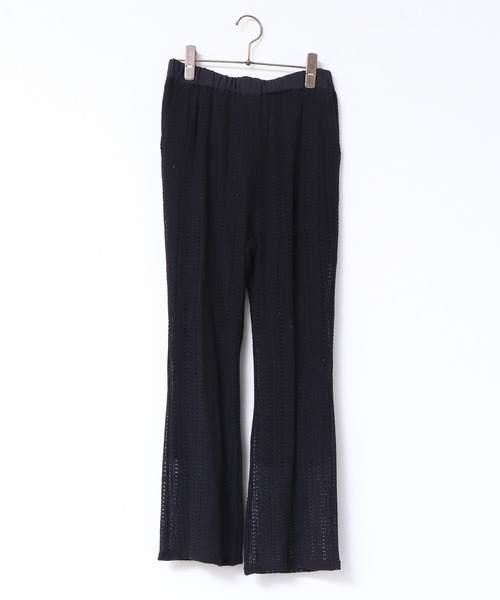 hunch（ハンチ）の「無地 レース フレアパンツ（その他パンツ・レディース・オフホワイト/ブラウン/ブラック・FREE）」の8枚目の写真