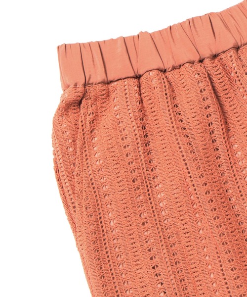 hunch（ハンチ）の「無地 レース フレアパンツ（その他パンツ・レディース・オフホワイト/ブラウン/ブラック・FREE）」の6枚目の写真