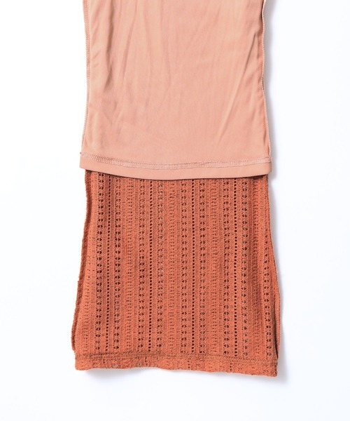 hunch（ハンチ）の「無地 レース フレアパンツ（その他パンツ・レディース・オフホワイト/ブラウン/ブラック・FREE）」の14枚目の写真