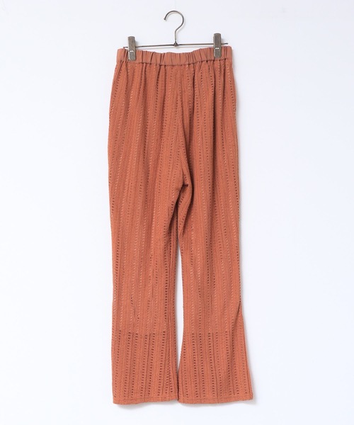 hunch（ハンチ）の「無地 レース フレアパンツ（その他パンツ・レディース・オフホワイト/ブラウン/ブラック・FREE）」の11枚目の写真