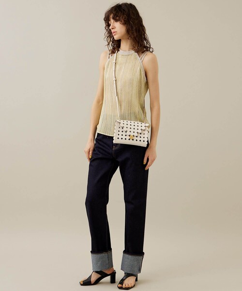 EBONY（エボニー）の「【EBONY/エボニー】スラブストライプトップス（Tシャツ/カットソー・レディース・オフホワイト/イエロー・2）」の16枚目の写真