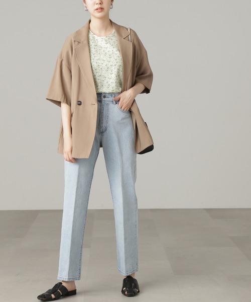 FREE'S MART(フリーズマート)の「【Sシリーズ対応】センタープレスストレートデニムパンツ(デニムパンツ・レディース・ホワイト系その他/ダークネイビー/ブルー系その他2・X-SMALL/MEDIUM/SMALL)」の13枚目の写真