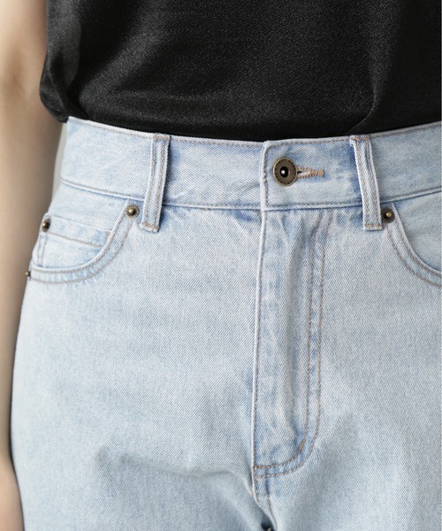 FREE'S MART(フリーズマート)の「【Sシリーズ対応】センタープレスストレートデニムパンツ(デニムパンツ・レディース・ホワイト系その他/ダークネイビー/ブルー系その他2・X-SMALL/MEDIUM/SMALL)」の14枚目の写真